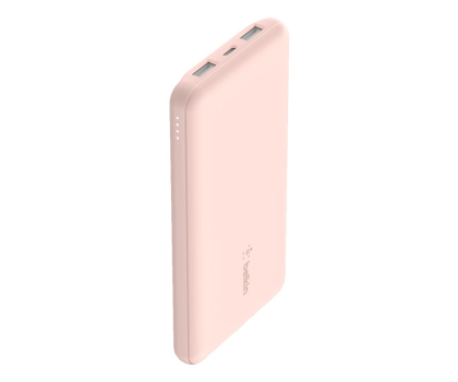 Powerbank BELKIN PowerBank 10 000mAh USB A i C 15W różowe złoto BPB011btRG